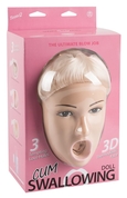 Надувная секс-кукла Cum Swallowing с вибрацией - фото, цены