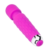 Фиолетовый перезаряжаемый wand-вибратор - 20,5 см. - фото, цены