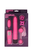 Розовый вибронабор Couple Kit - фото, цены