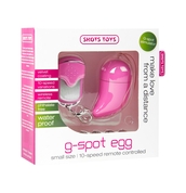 Розовое виброяйцо G-spot Egg Small - фото, цены