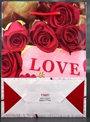 Подарочный пакет Love - 23 х 18 см. - фото, цены