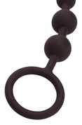 Чёрная анальная цепочка Anal Beads - 20,5 см. - фото, цены