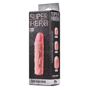 Фаллоудлинитель Super Hero Sex Machine - 15,5 см. - фото, цены