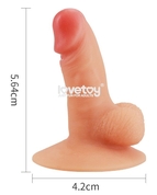 Телесный пенис-сувенир Universal Pecker Stand Holder - фото, цены