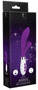 Фиолетовый вибратор-кролик Agave - 23,1 см. - фото, цены