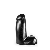 Чёрный фаллоимитатор Karonga - 23,5 см. - фото, цены