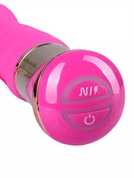 Ярко-розовый спиралевидный вибратор - 21 см. - фото, цены