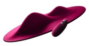 Ярко-розовый клиторальный стимулятор с пультом ду VibePad - фото, цены