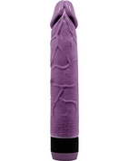 Фиолетовый вибратор-реалистик Adour Club - 22,5 см. - фото, цены