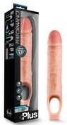 Телесный реалистичный фаллоудлинитель 10 Inch Silicone Cock Sheath Penis Extender - 25,4 см. - фото, цены
