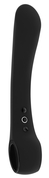 Черный гибкий вибромассажер Ombra - 21,5 см. - фото, цены