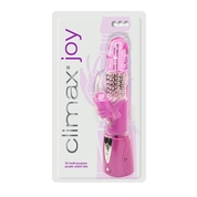 Фиолетовый вибромассажер Climax Joy 3x Multi-Purpose Rabbit Vibe - 23,5 см. - фото, цены