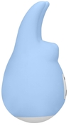 Голубой клиторальный стимулятор Love Bunny - 9,4 см. - фото, цены