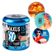 Классические презервативы Maxus Classic - 15 шт. - фото, цены