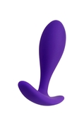 Фиолетовая удлиненная анальная втулка - 7,2 см. - фото, цены