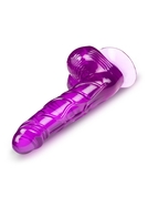 Фиолетовый фаллоимитатор-реалистик на присоске - 17 см. - фото, цены