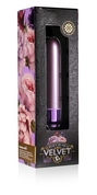 Сиреневый мини-вибратор Touch of Velvet - 10,3 см. - фото, цены