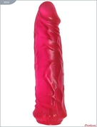 Гелевый розовый фаллоимитатор без мошонки - 17 см. - фото, цены
