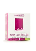Серебристые вагинальные шарики Ben Wa - фото, цены