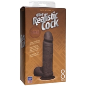 Темнокожий фаллоимитатор The Realistic Cock Ultraskyn - 20,57 см. - фото, цены