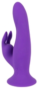 Фиолетовый силиконовый вибратор типа rabbit Pure Lilac Vibes Rabbit - 18 см. - фото, цены