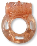 Эрекционное кольцо Luxe Vibro Бешеная гейша - фото, цены
