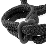 Черные верёвочные оковы на руки или ноги Silk Rope Love Cuffs - фото, цены