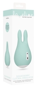 Зеленый клиторальный стимулятор Sugar Bunny - 9,5 см. - фото, цены