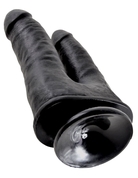 Чёрный анально-вагинальный фаллоимитатор Double Penetrator - 20,9 см. - фото, цены
