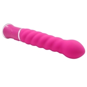 Розовый спиралевидный вибратор Ecstasy Charismatic Vibe - 20,7 см. - фото, цены