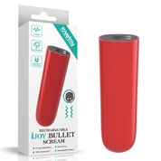 Красный мини-вибратор Ijoy Rechargeable Bullet Scream - фото, цены