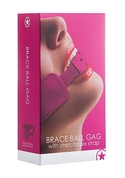 Кляп Brace Balll Pink - фото, цены