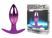 Каплевидная анальная втулка фиолетового цвета - 10,6 см. - фото, цены