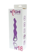 Фиолетовый изогнутый вибратор Naghi No.18 Rechargeable 3 Motor Vibe - 15 см. - фото, цены
