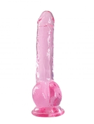 Розовый фаллоимитатор Luminous - 20 см. - фото, цены