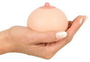 Мягкая сувенирная грудь в форме шарика-антистресс - фото, цены