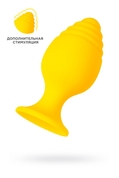 Желтая анальная втулка Riffle - 7,5 см. - фото, цены