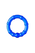 Набор из 3 синих силиконовых эрекционных колец разного размера - фото, цены