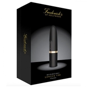 Черный перезаряжаемый вибростимулятор Lipstick Vibe - фото, цены