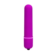 Фиолетовая вытянутая вибропуля - 10,2 см. - фото, цены