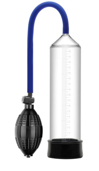 Прозрачная вакуумная помпа Erozon Penis Pump с грушей - фото, цены