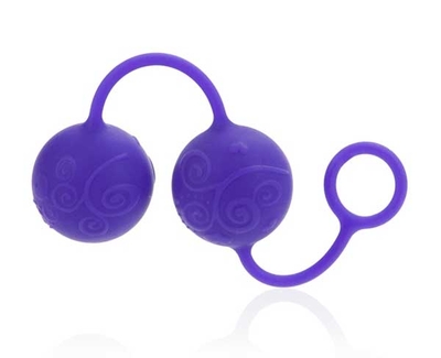 Фиолетовые вагинальные шарики Posh Silicone “o” Balls - фото, цены