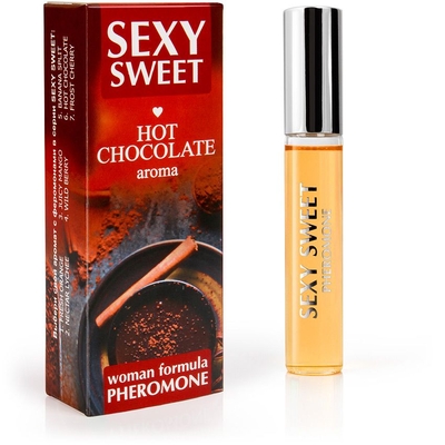 Парфюмированное средство для тела с феромонами Sexy Sweet с ароматом горячего шоколада - 10 мл. - фото, цены