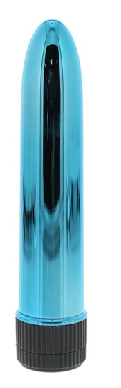 Голубой гладкий вибромассажёр Krypton Stix 5 Massager M/s Blue - 12,7 см. - фото, цены