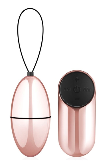 Розовое виброяйцо New Vibrating Egg с пультом ду - фото, цены