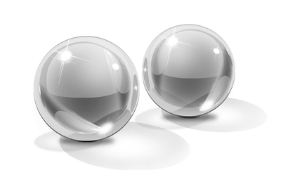 Стеклянные вагинальные шарики Glass Ben-Wa Balls - фото, цены