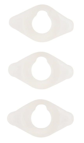 Набор из 3 малых вытянутых эрекционных колец Love Rings - фото, цены