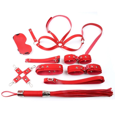 Красный набор БДСМ-девайсов Bandage Kits - фото, цены