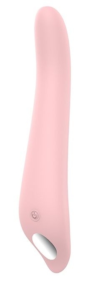 Нежно-розовый вибромассажер Shaking Sensation - 18 см. - фото, цены