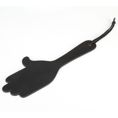 Черная шлепалка в виде руки Give Me Five Paddle - 34 см. - фото, цены